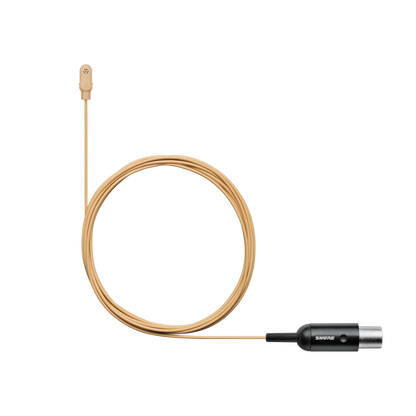Shure DL4T/O-MTQG-A DuraPlex Waterproof Microphone, Tan, MTQG - front view