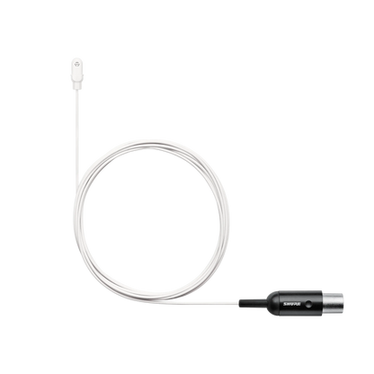 Shure DL4W/O-MTQG-A DuraPlex Waterproof Microphone, White, MTQG - product view 3
