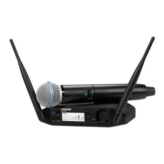 Shure GLXD24+/B58-Z3 GLX-D+ Handheld System - front view