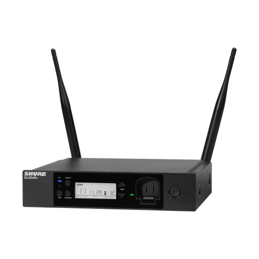 Shure GLXD4R+-Z3 GLX-D+ Half-Rack Receiver - front view