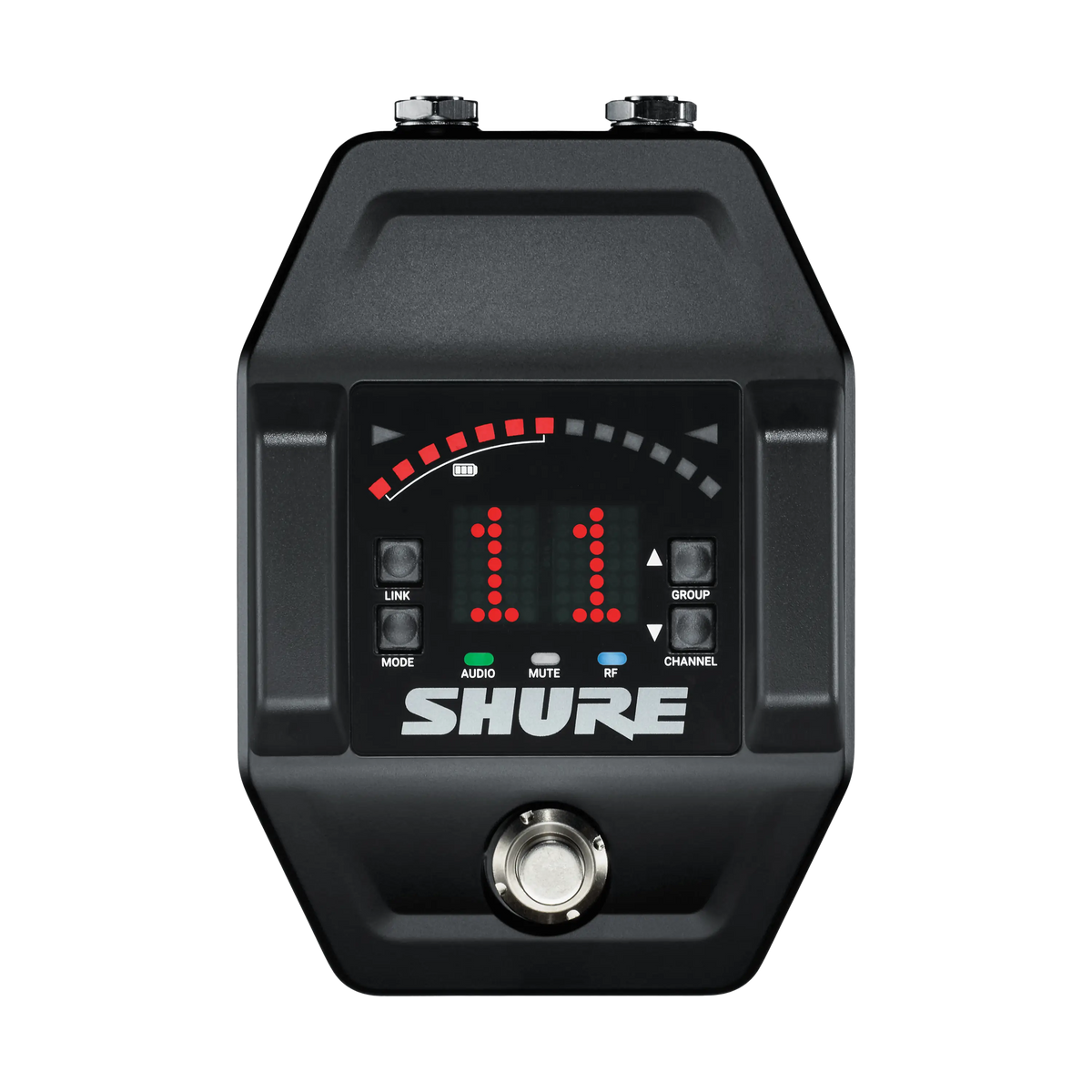 Shure GLXD6+-Z3 GLX-D+ Guitar Pedal Receiver - front view