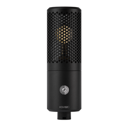 Shure KSM32C/SM Cardioid Condenser Microphone - front view