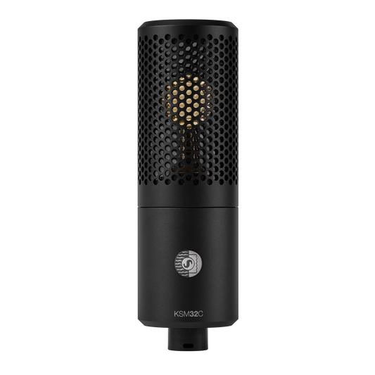 Shure KSM32C/SM Cardioid Condenser Microphone - front view