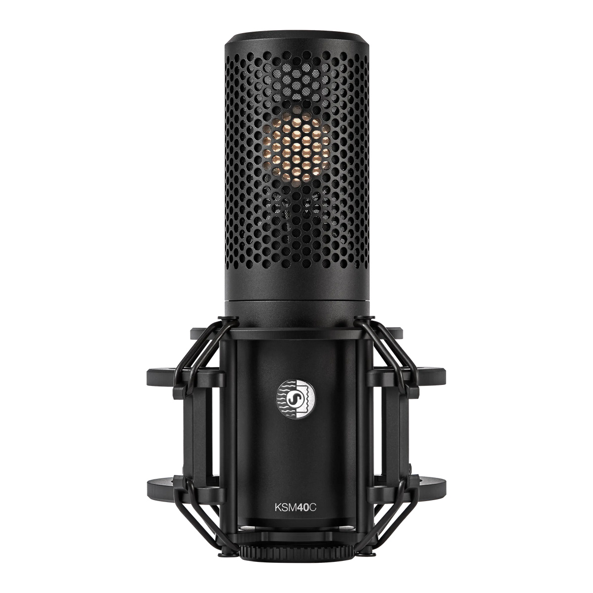Shure KSM40C Large Diaphragm Cardioid Condenser Microphone - front view