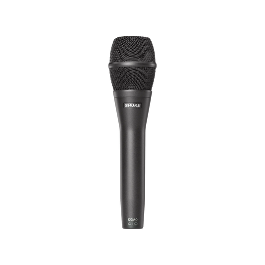 Shure KSM9/CG Condenser Vocal Microphone - front view