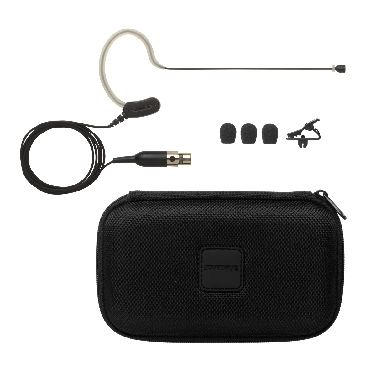 Shure MX153B/O-TQG Earset Headworn Microphone, TQG (TA4F, 4-Pin Mini) - product view 3