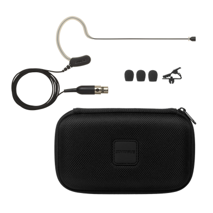 Shure MX153B/O-TQG Earset Headworn Microphone, TQG (TA4F, 4-Pin Mini) - product view 3