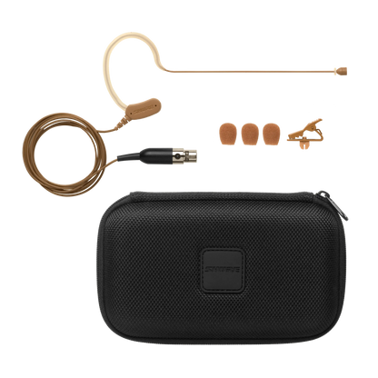 Shure MX153C/O-TQG Earset Headworn Microphone, TQG (TA4F, 4-Pin Mini) - product view 3