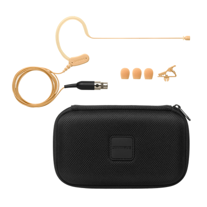Shure MX153T/O-TQG Earset Headworn Microphone, TQG (TA4F, 4-Pin Mini) - product view 3