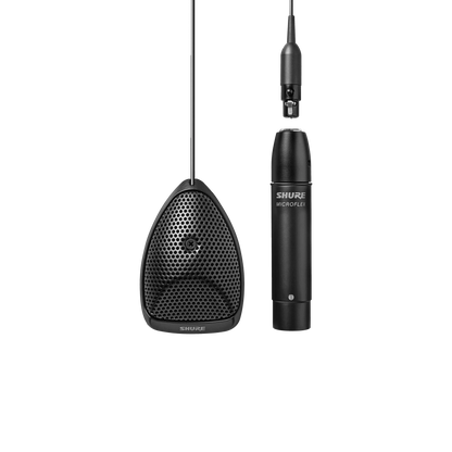 Shure MX391/C Cardioid Miniature Boundary Microphone - front view