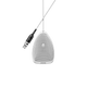 Shure MX391W-A/S Supercardioid Miniature Boundary Microphone, White - product view 3 - view 3