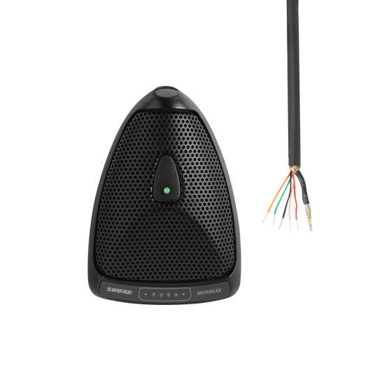 Shure MX392BE/C Cardioid Boundary Microphone - front view