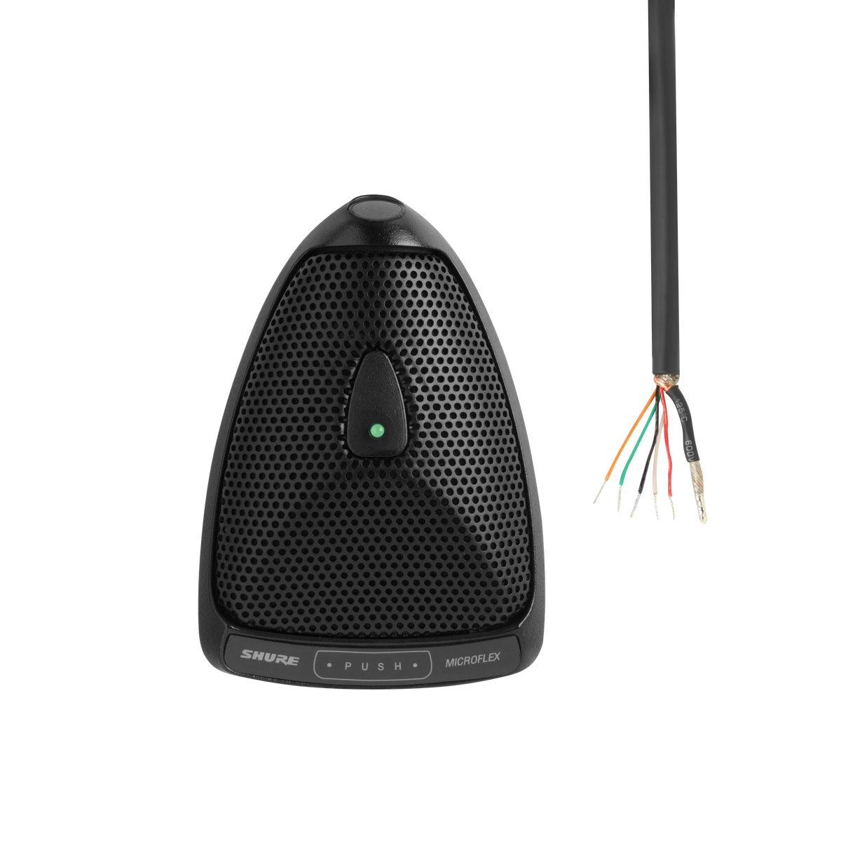 Shure MX392BE/O Omnidirectional Boundary Microphone - front view