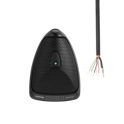 Shure MX392BE/O Omnidirectional Boundary Microphone - front view