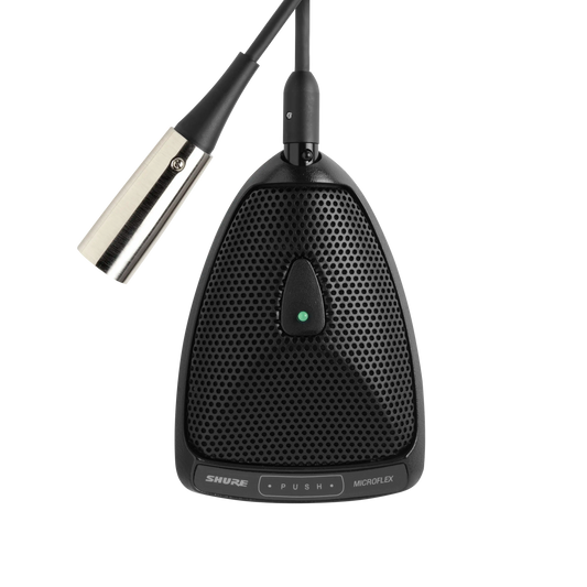 Shure MX393/S Supercardioid Boundary Microphone - front view