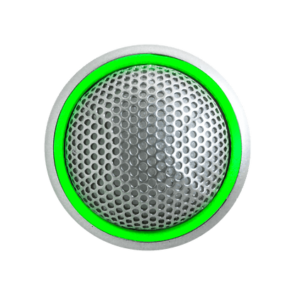 Shure MX395AL/BI-LED Bidirectional Low Profile Boundary Microphone - front view
