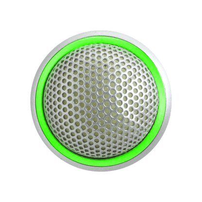 Shure MX395AL/C-LED Cardioid Low Profile Boundary Microphone - front view