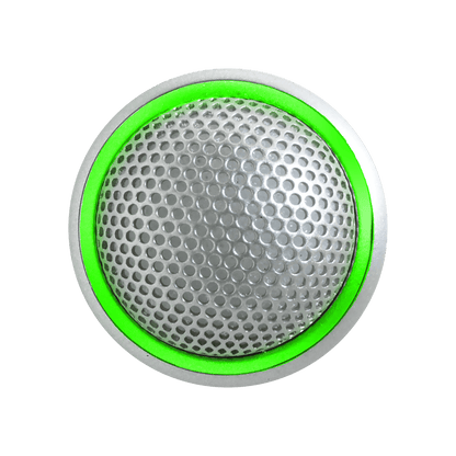 Shure MX395AL/O-LED Omnidirectional Low Profile Boundary Microphone - front view