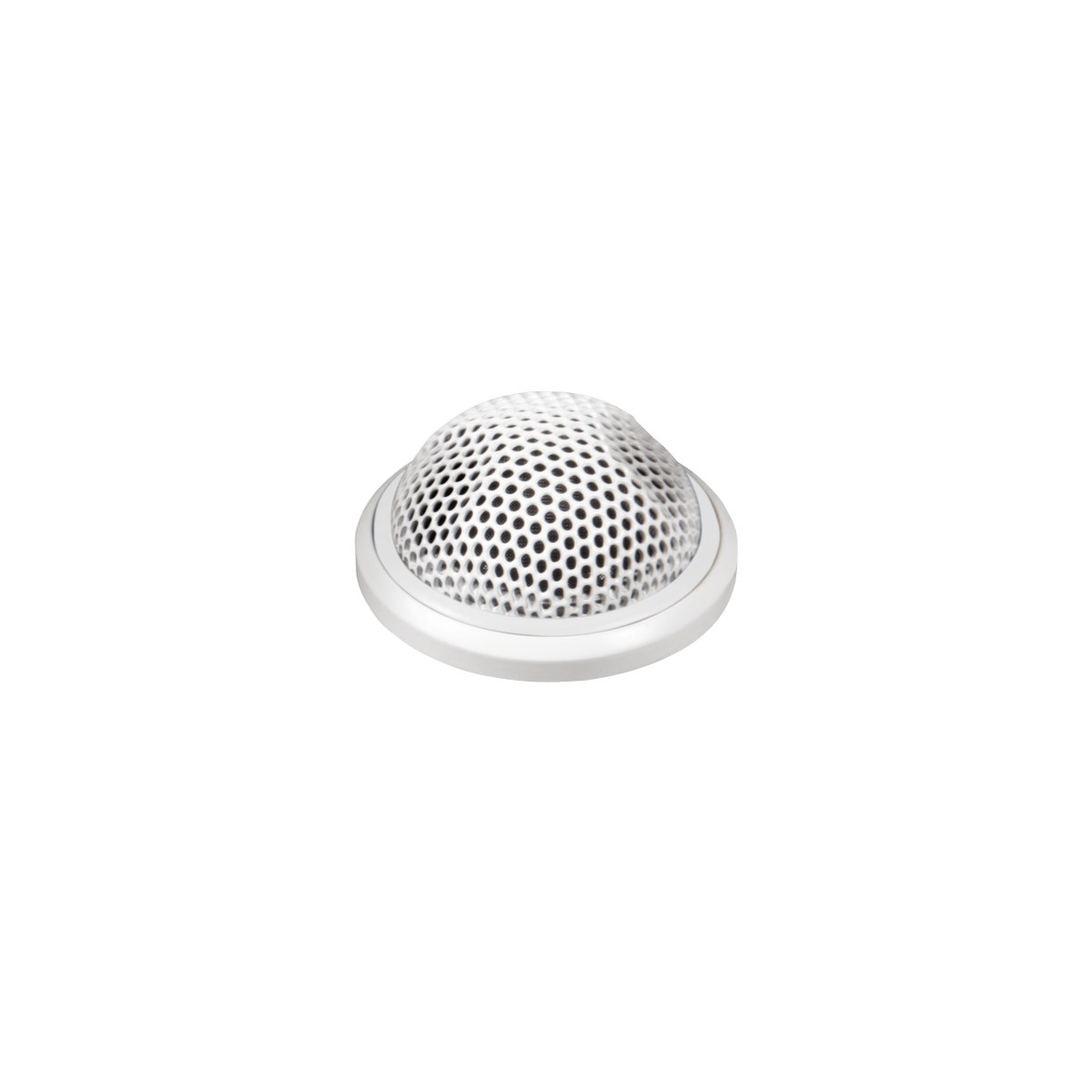 Shure MX395W/BI Bidirectional Low Profile Boundary Microphone, White - front view