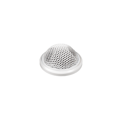 Shure MX395W/BI Bidirectional Low Profile Boundary Microphone, White - front view