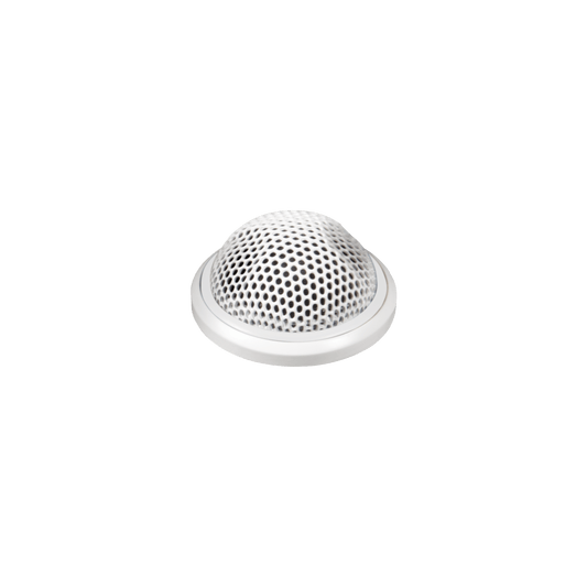 Shure MX395W/BI Bidirectional Low Profile Boundary Microphone, White - front view