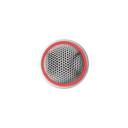Shure MX395W/BI-LED Bidirectional Boundary Microphone, White - product view 3