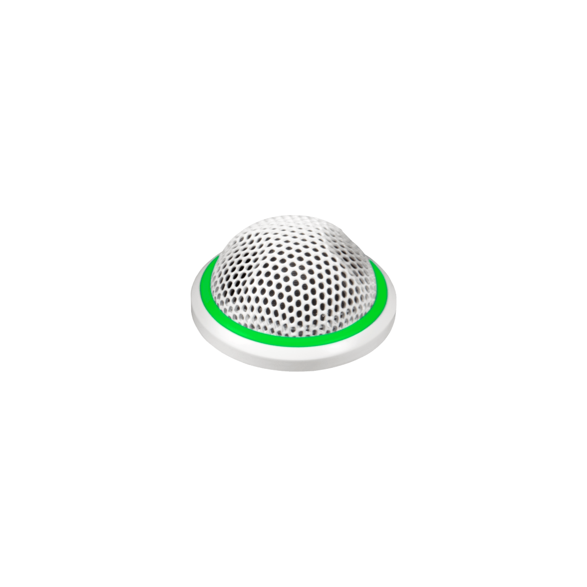 Shure MX395W/BI-LED Bidirectional Boundary Microphone, White - front view