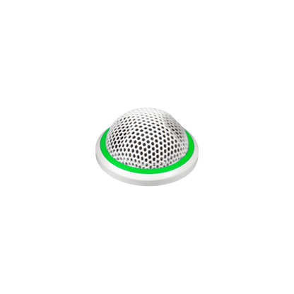 Shure MX395W/BI-LED Bidirectional Boundary Microphone, White - front view