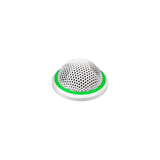 Shure MX395W/BI-LED Bidirectional Boundary Microphone, White - front view