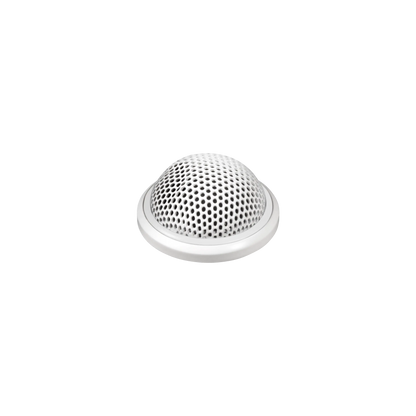 Shure MX395W/C Cardioid Low Profile Boundary Microphone, White - front view