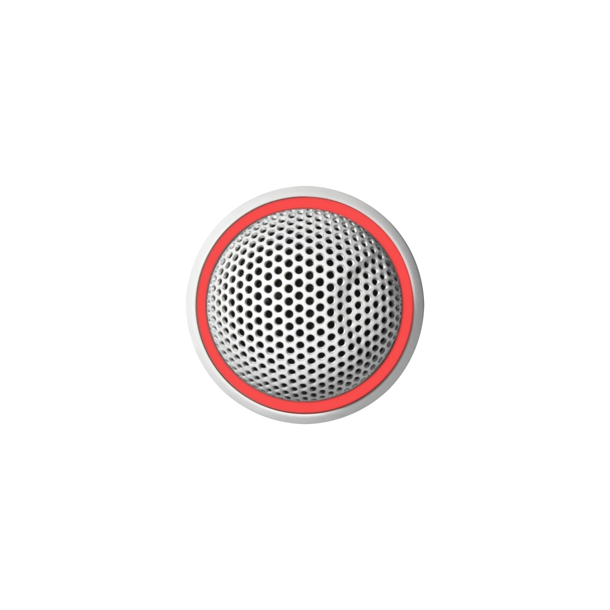 Shure MX395W/C-LED Cardioid Low Profile Boundary Microphone, White - product view 3