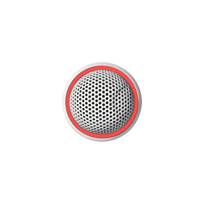 Shure MX395W/C-LED Cardioid Low Profile Boundary Microphone, White - product view 3