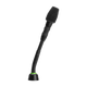 Shure MX405LP/C 5 Inch Cardioid Gooseneck Microphone - front view - view 1