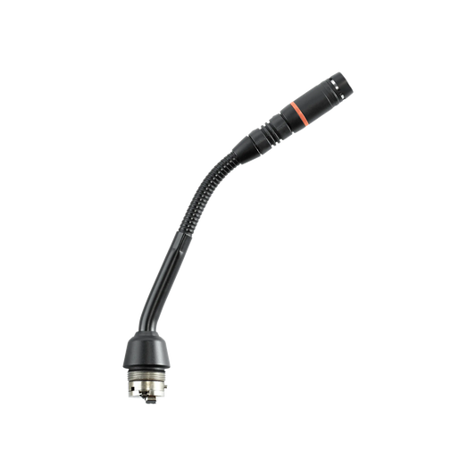 Shure MX405RLP/C 5 Inch Cardioid Gooseneck Microphone - front view