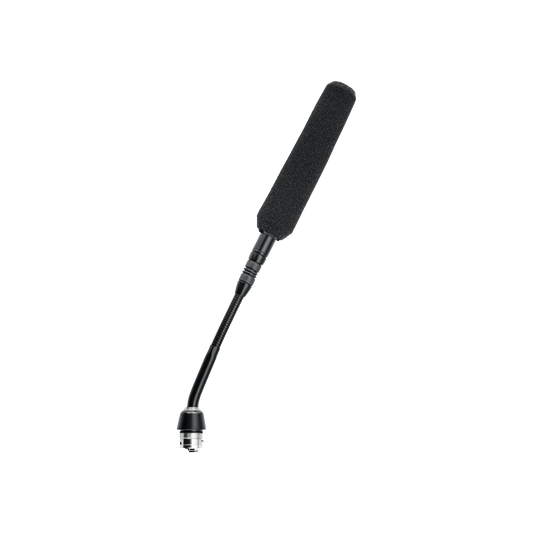 Shure MX405RLP/MS 5 Inch Mini-shotgun Gooseneck Microphone - front view