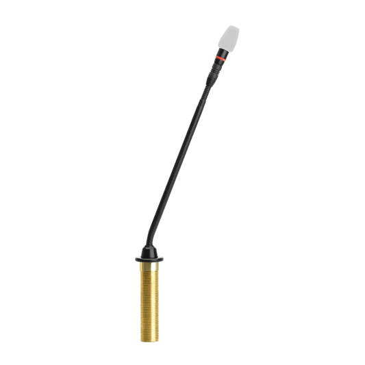 Shure MX410R/N 10 Inch Gooseneck Microphone, No Capsule - front view