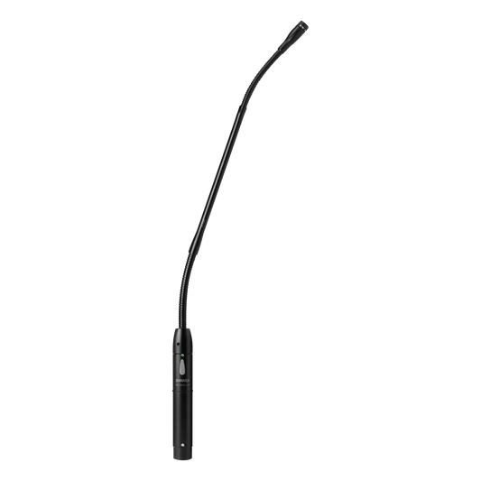 Shure MX412S/C 12 Inch Cardioid Gooseneck Microphone - front view