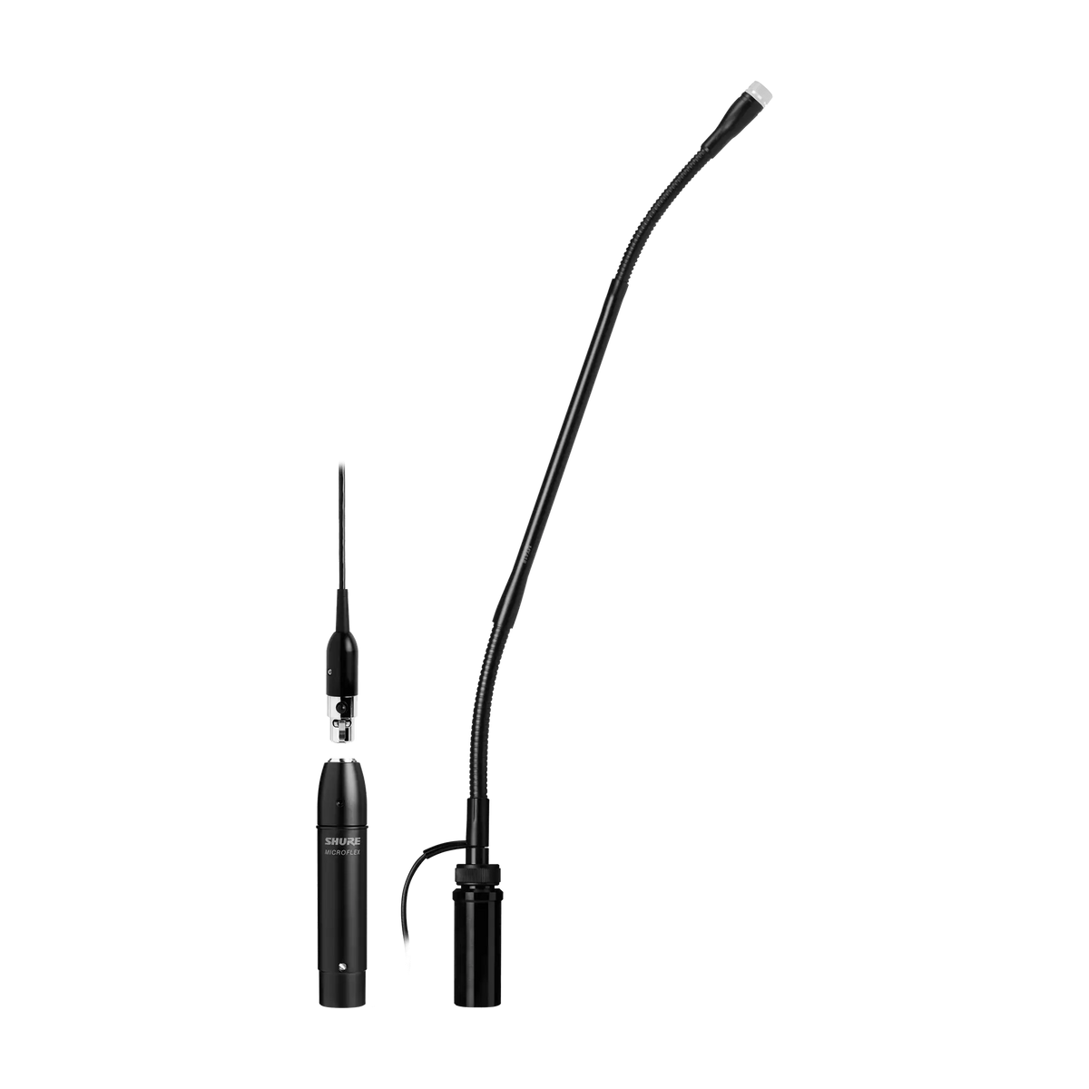 Shure MX412SE/N 12 Inch Gooseneck Microphone, No Capsule - front view
