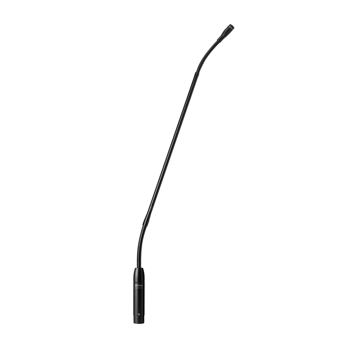 Shure MX418/S 18 Inch Supercardioid Gooseneck Microphone - front view