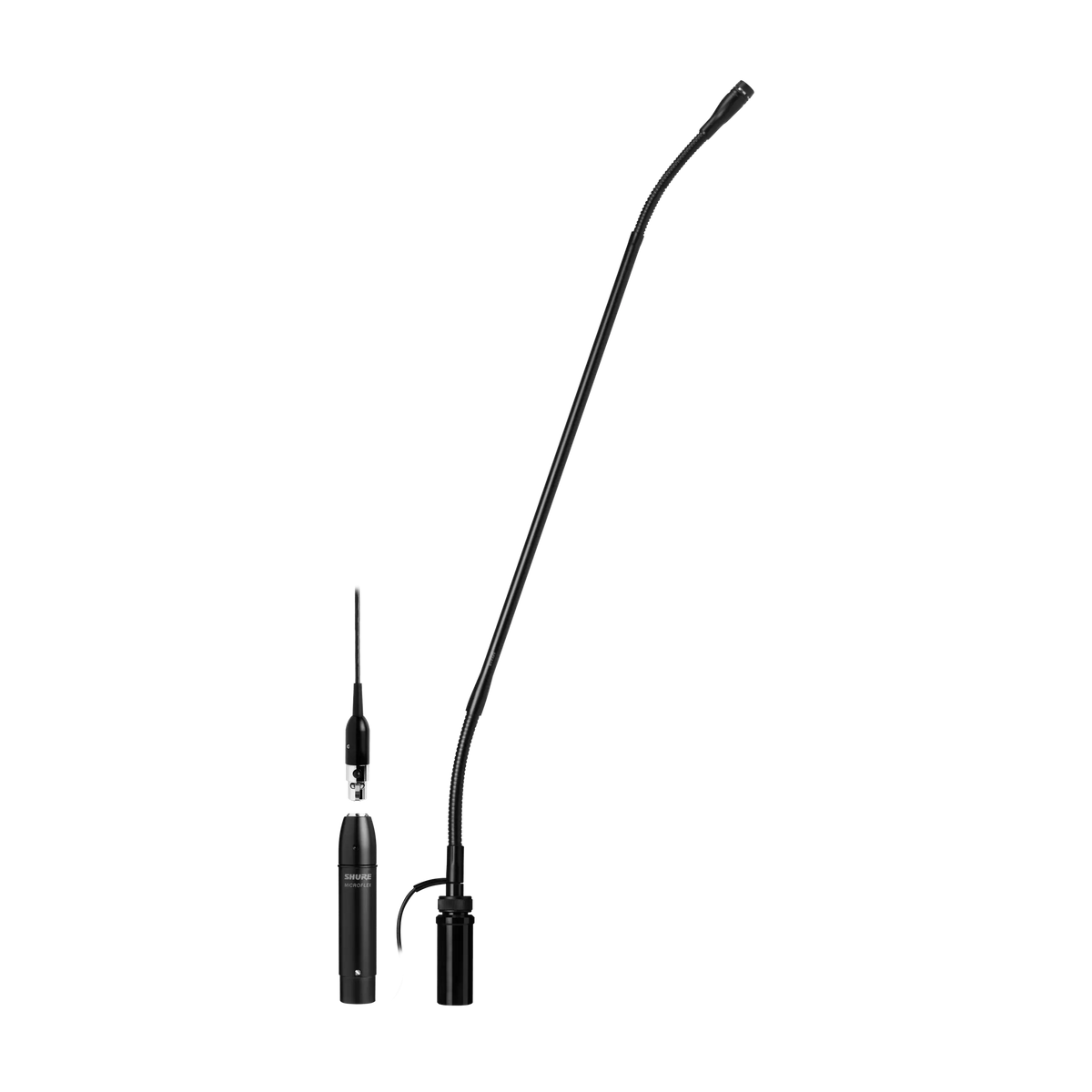 Shure MX418SE/N 18 Inch Gooseneck Microphone, No Capsule - product view 2