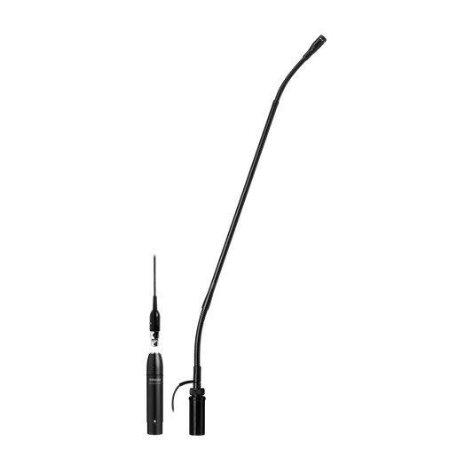 Shure MX418SE/S 18 Inch Supercardioid Gooseneck Microphone - front view