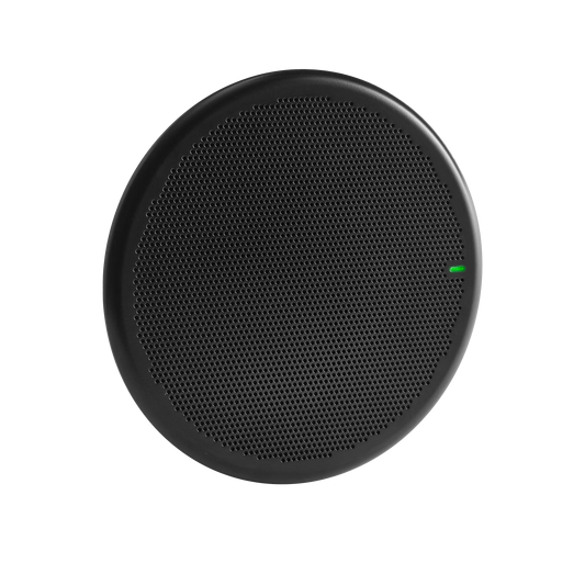 Shure MXA901B-R Ceiling Array Microphone, Black - front view