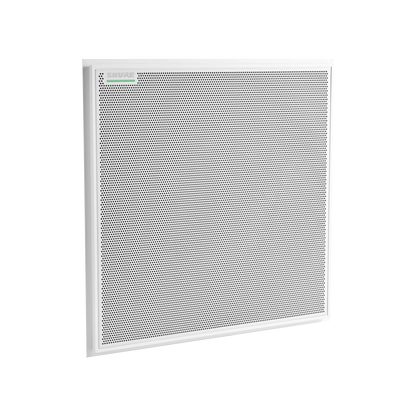 Shure MXA902W-S Ceiling Array Microphone and Loudspeaker, White - front view