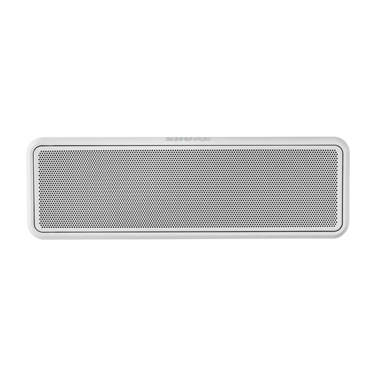Shure MXP-3W Wall Mount Passive Loudspeaker, White - front view