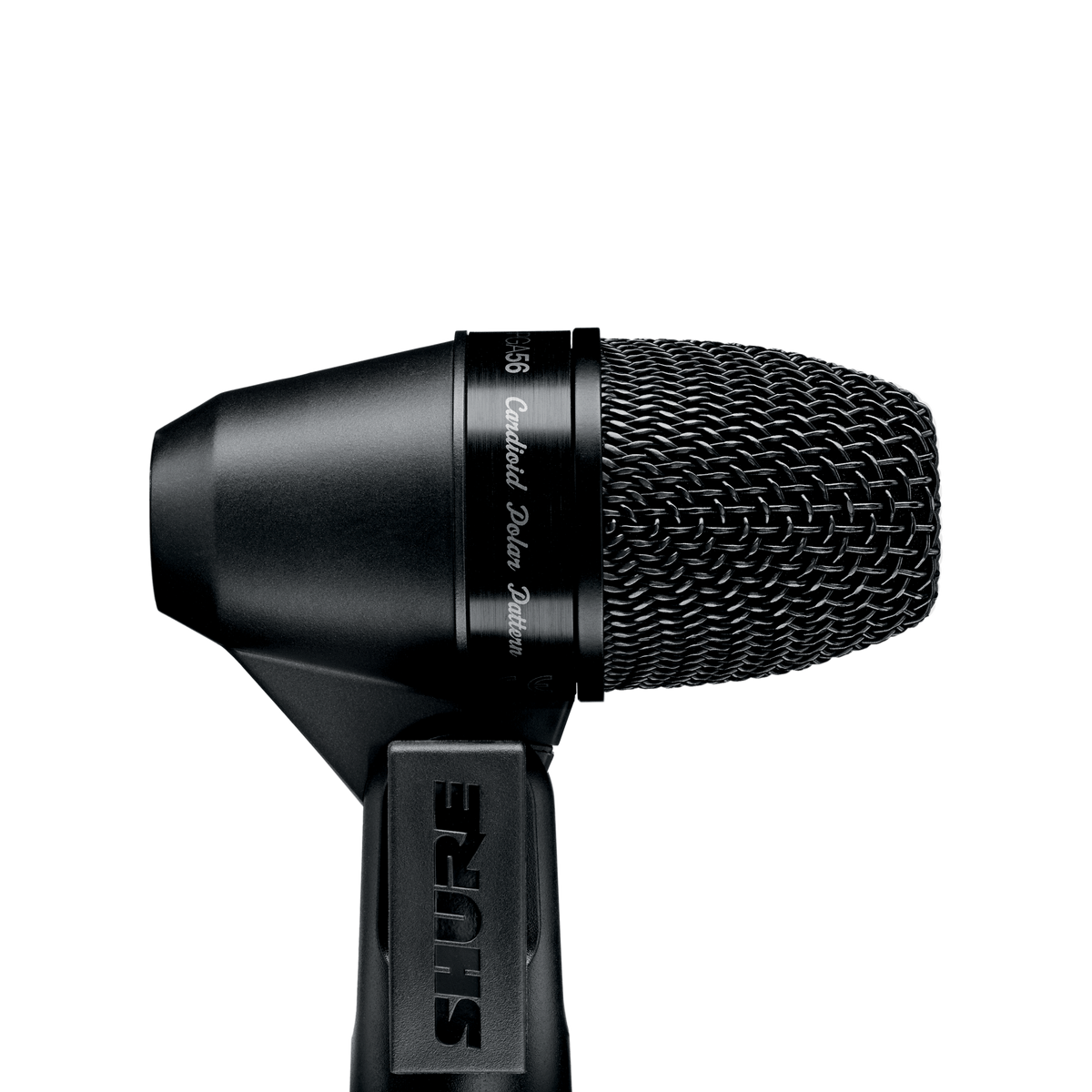 Shure PGA56-LC Cardioid Dynamic Snare/Tom Microphone, No Cable - front view