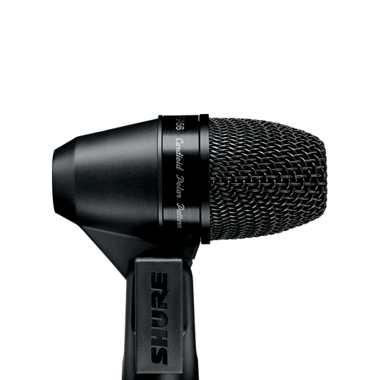 Shure PGA56-LC Cardioid Dynamic Snare/Tom Microphone, No Cable - front view