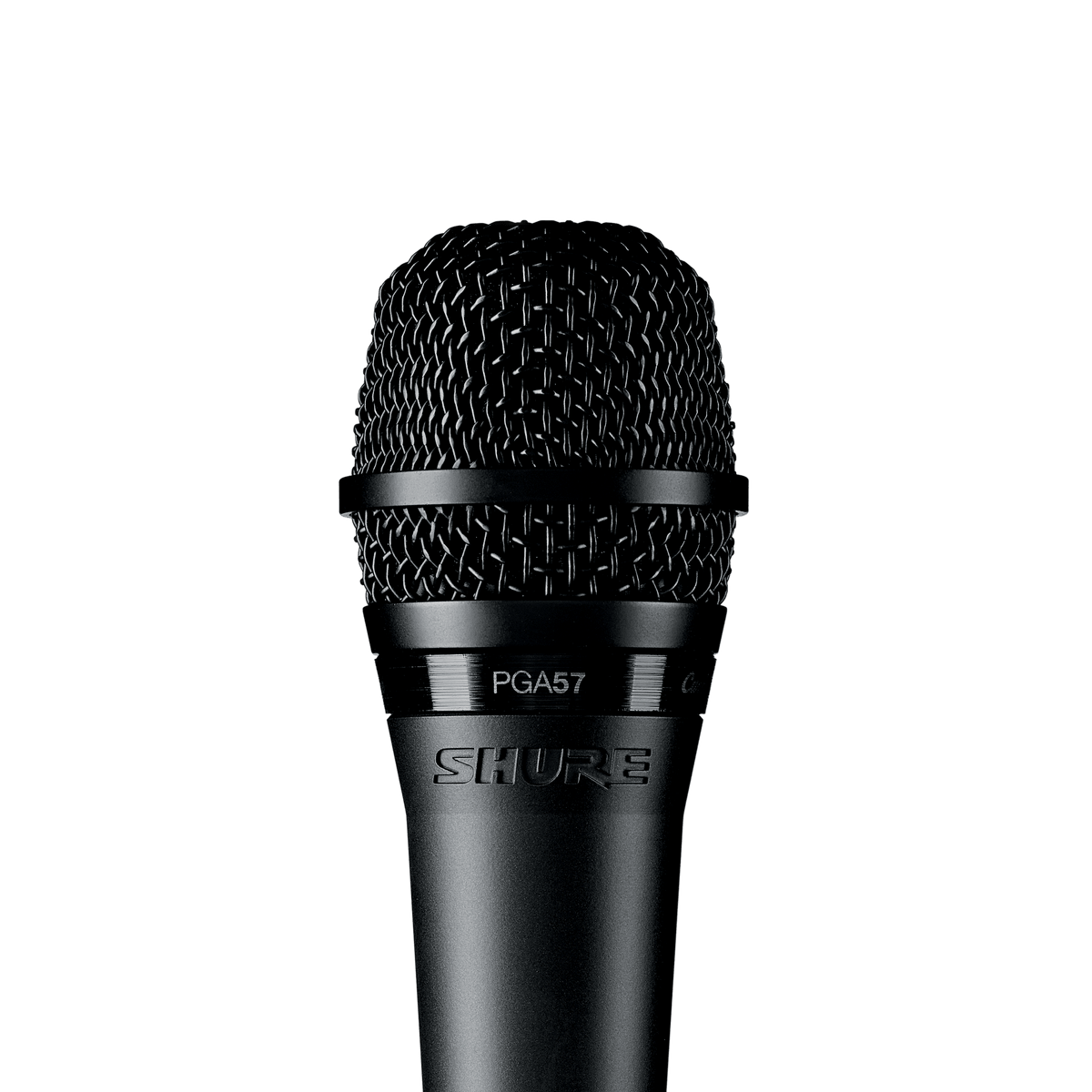 Shure PGA57-LC Cardioid Dynamic Instrument Microphone, No Cable - front view