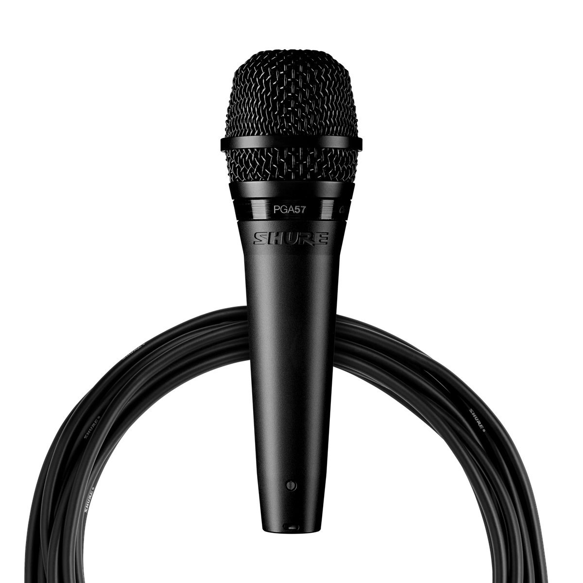 Shure PGA57-XLR Cardioid Dynamic Instrument Microphone, XLR Cable - product view 3