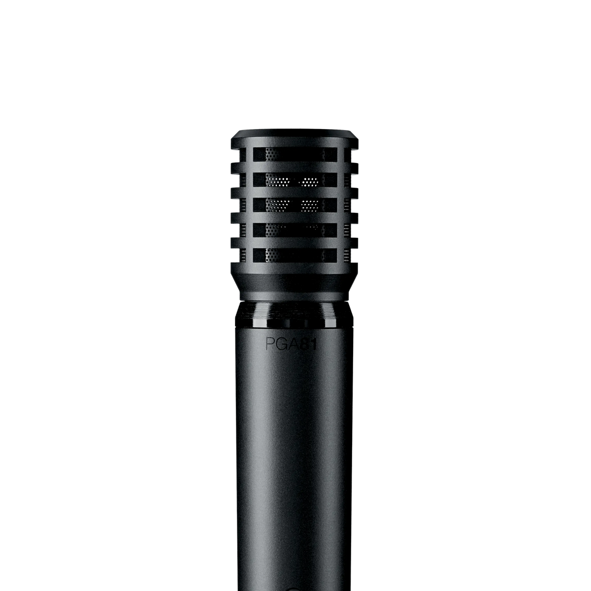 Shure PGA81-LC Cardioid Condenser Instrument Microphone, No Cable - front view