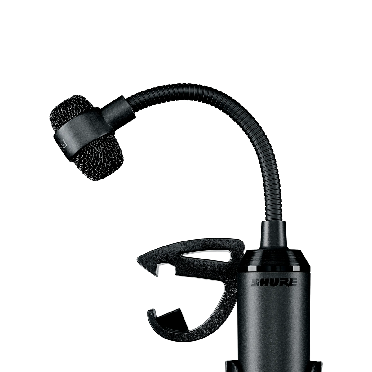 Shure PGA98D-LC Cardioid Condenser Drum Microphone, No Cable - front view